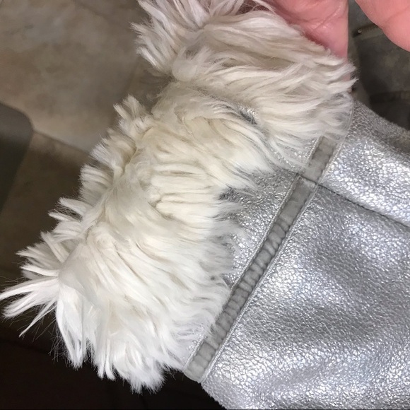 🧥INC Silver Fur Jacket - Picture 5 of 11